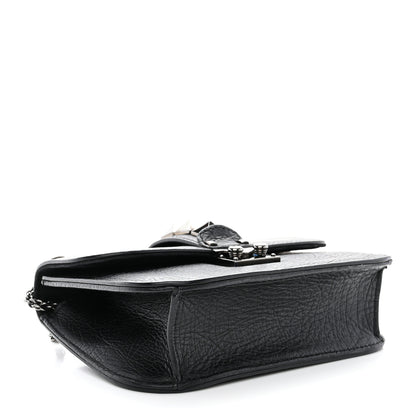 Valentino Garavani Vitello Small Glam Lock Rockstud Flap Black 3 of 9