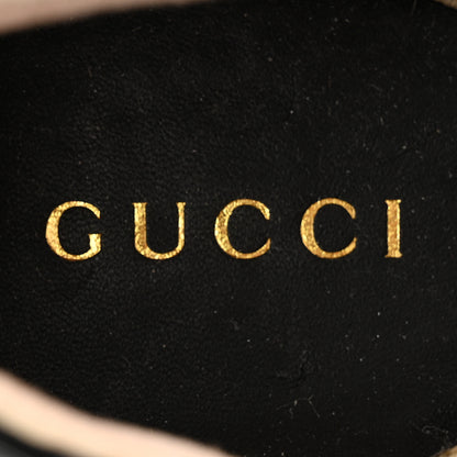 Gucci Nappa Matelasse GG Marmont Ankle Wrap Platform 35/120mm Espadrille Wedges 38 Black 8 of 12