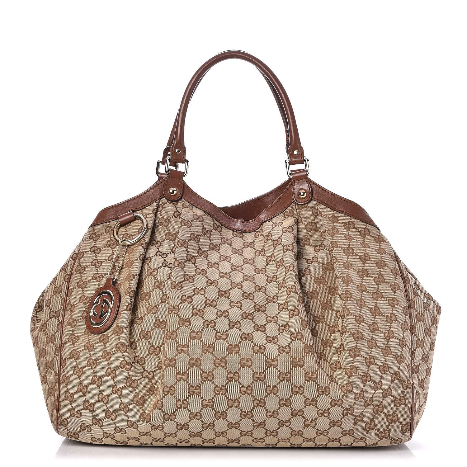Gucci Monogram Large Sukey Tote Brown 1 of 7