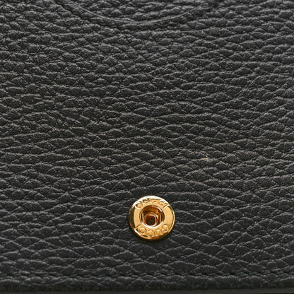 Gucci Calfskin Mini GG Marmont Chain Wallet Black 9 of 10