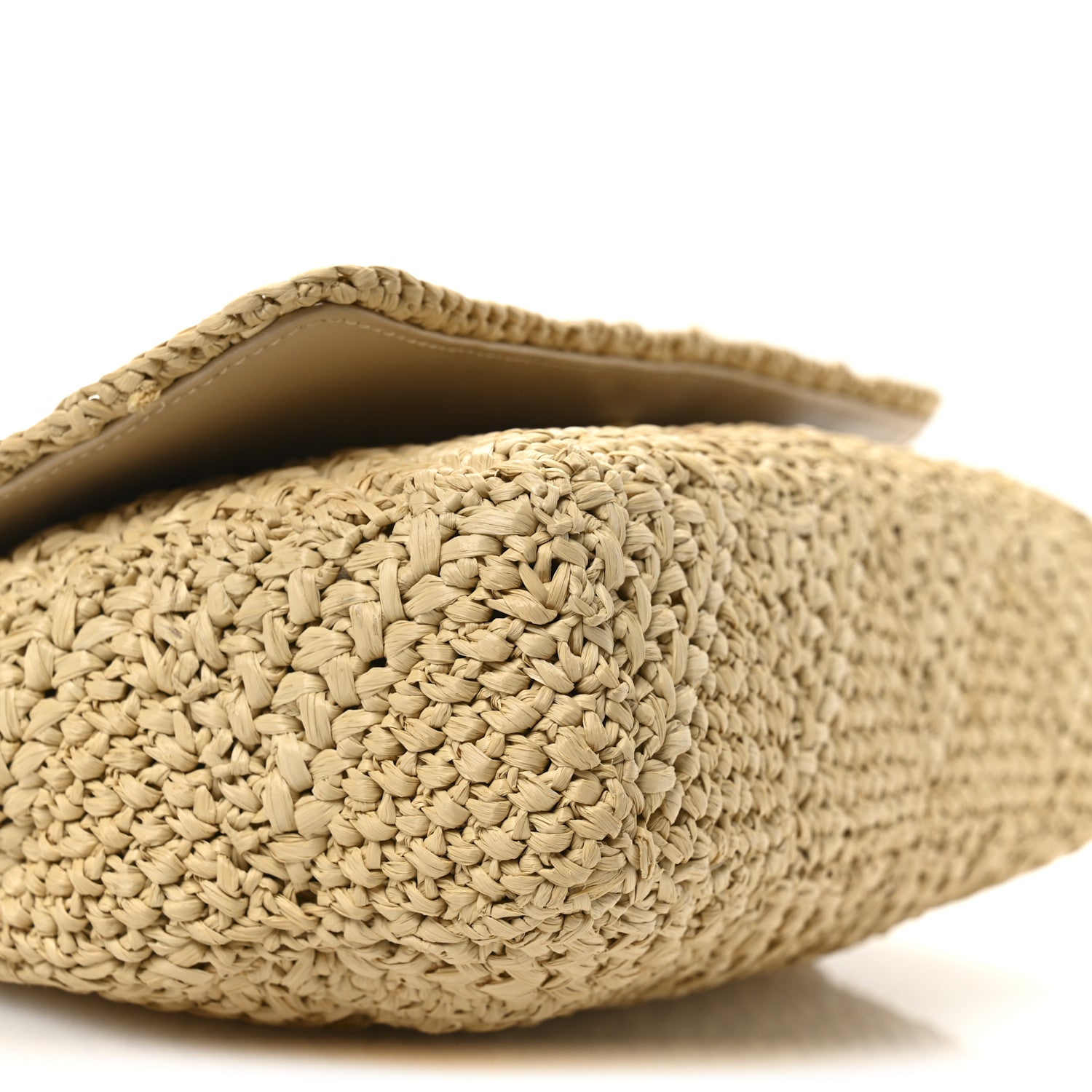 Saint Laurent Raffia Monogram Medium Jamie Natural Avorio 10 of 10