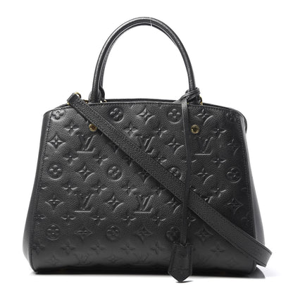 Louis Vuitton Empreinte Montaigne MM Black 1 of 10