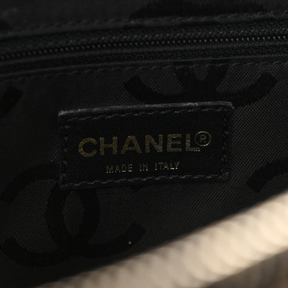 Chanel Calfskin Wild Stitch Vertical Top Handle Bag Black 7 of 12