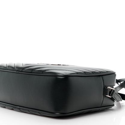 Saint Laurent Calfskin Matelasse Monogram Lou Camera Bag Black 10 of 11