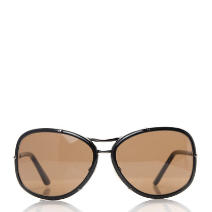 Tom Ford Elle Aviator Sunglasses TF135 Black 2 of 8
