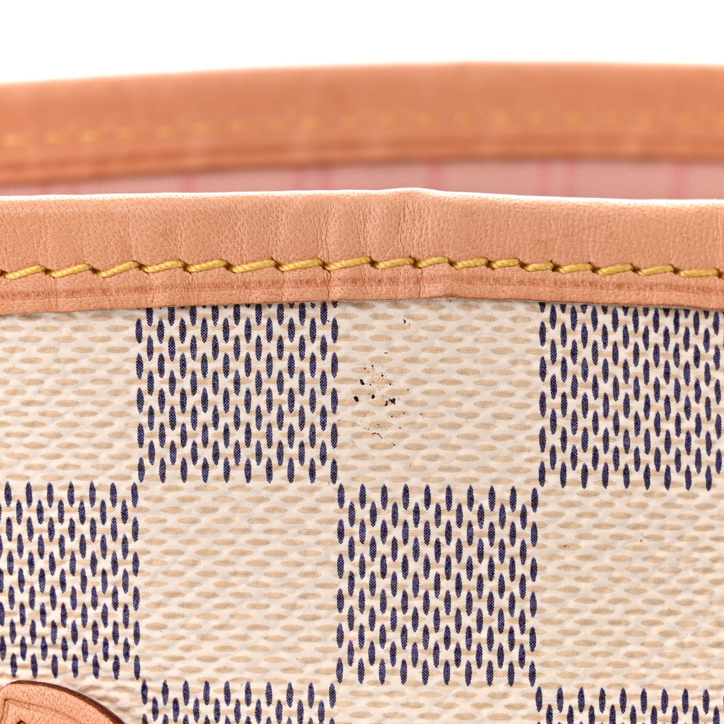 Damier Azur Neo Neverfull MM Rose Ballerine