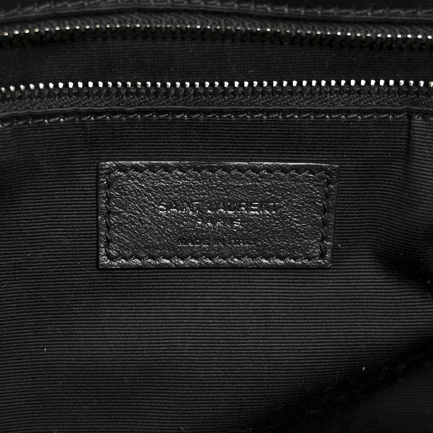 Crinkled Calfskin Matelasse Monogram Large Niki Shopper Tote Black