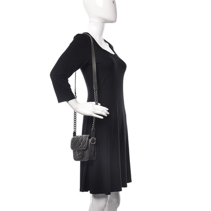 Chanel Iridescent Calfskin Mini Back To School Crossbody Flap Anthracite 2 of 12