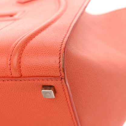 Celine Grained Calfskin Medium Phantom Luggage Coral 17 of 20