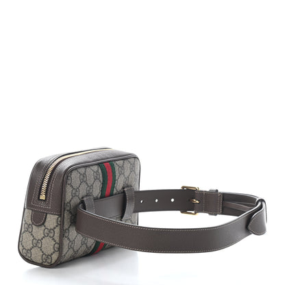 Gucci GG Supreme Monogram Web Small Ophidia Belt Bag 95 38 Dark Brown 9 of 9