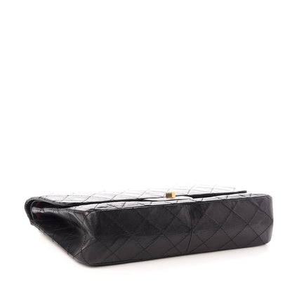 Chanel Aged Calfskin Quilted 50th Anniversary 2.55 Reissue 227 Flap Black 4 of 9