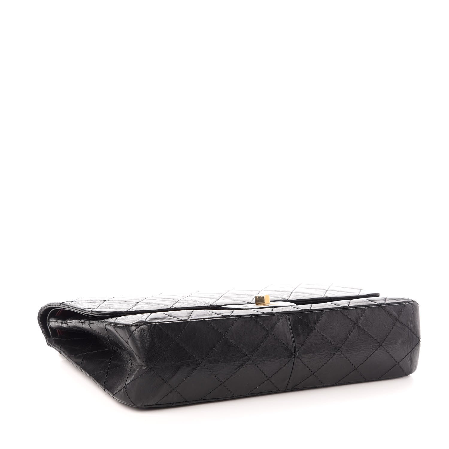 Chanel Aged Calfskin Quilted 50th Anniversary 2.55 Reissue 227 Flap Black 4 of 9