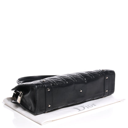 Christian Dior Lambskin Cannage Soft Lady Dior East West Black 4 of 7