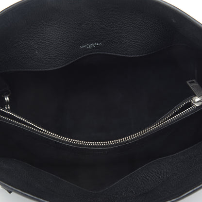 Saint Laurent Grained Calfskin Small Supple Sac De Jour Black 4 of 10