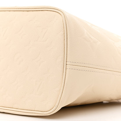 Louis Vuitton Empreinte Monogram Giant Neverfull  MM Creme 11 of 12