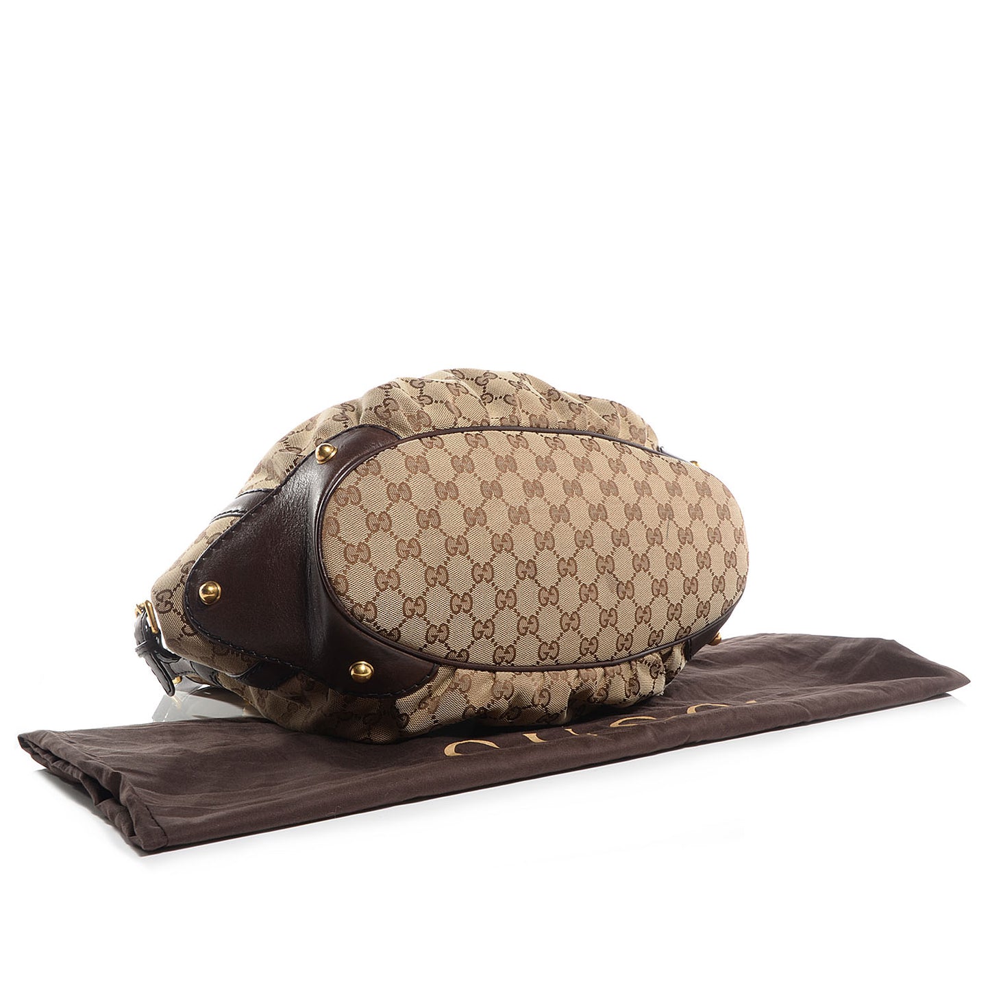 Monogram Medium Jockey Tote Brown