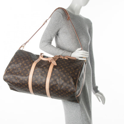 Louis Vuitton Monogram Keepall Bandouliere 55 2 of 8