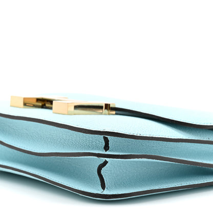 Hermes Chevre Mysore Constance 18 Bleu Zephyr 10 of 11