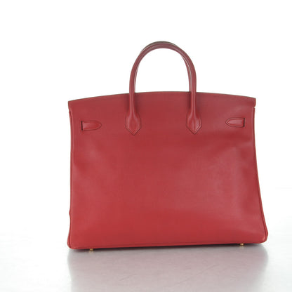 Hermes Courchevel Birkin 40 Rouge 4 of 26