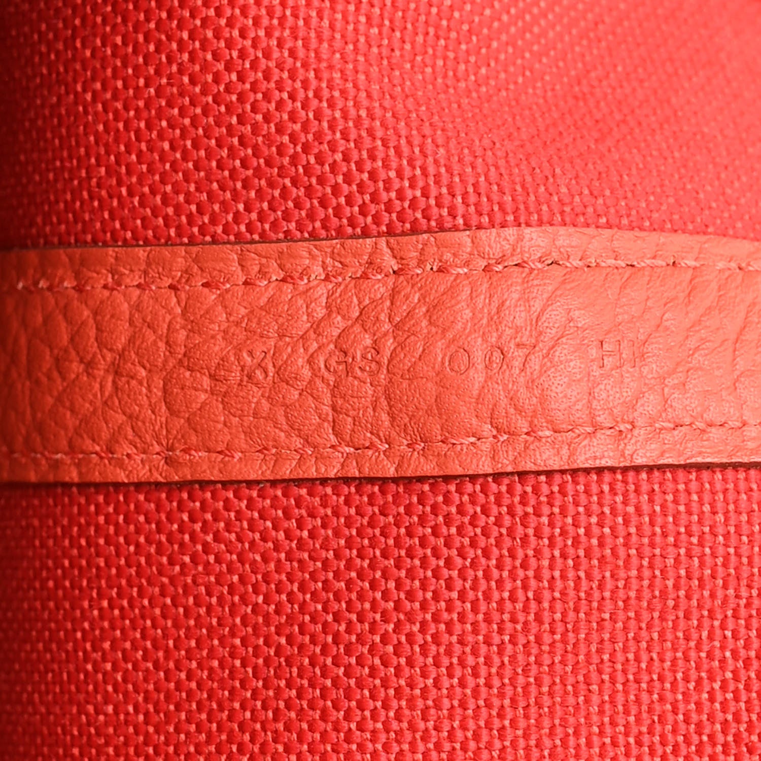 Hermes Toile Militaire Vache Country Garden Party Pockets 36 MM Rouge Tomate Capucine 8 of 17
