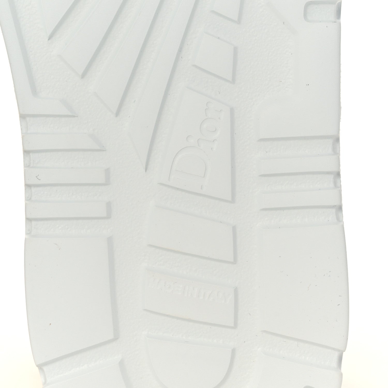 Christian Dior Nylon Laminated Calfskin Womens D-Player High Top Sneakers 37.5 White Gold 6 of 8