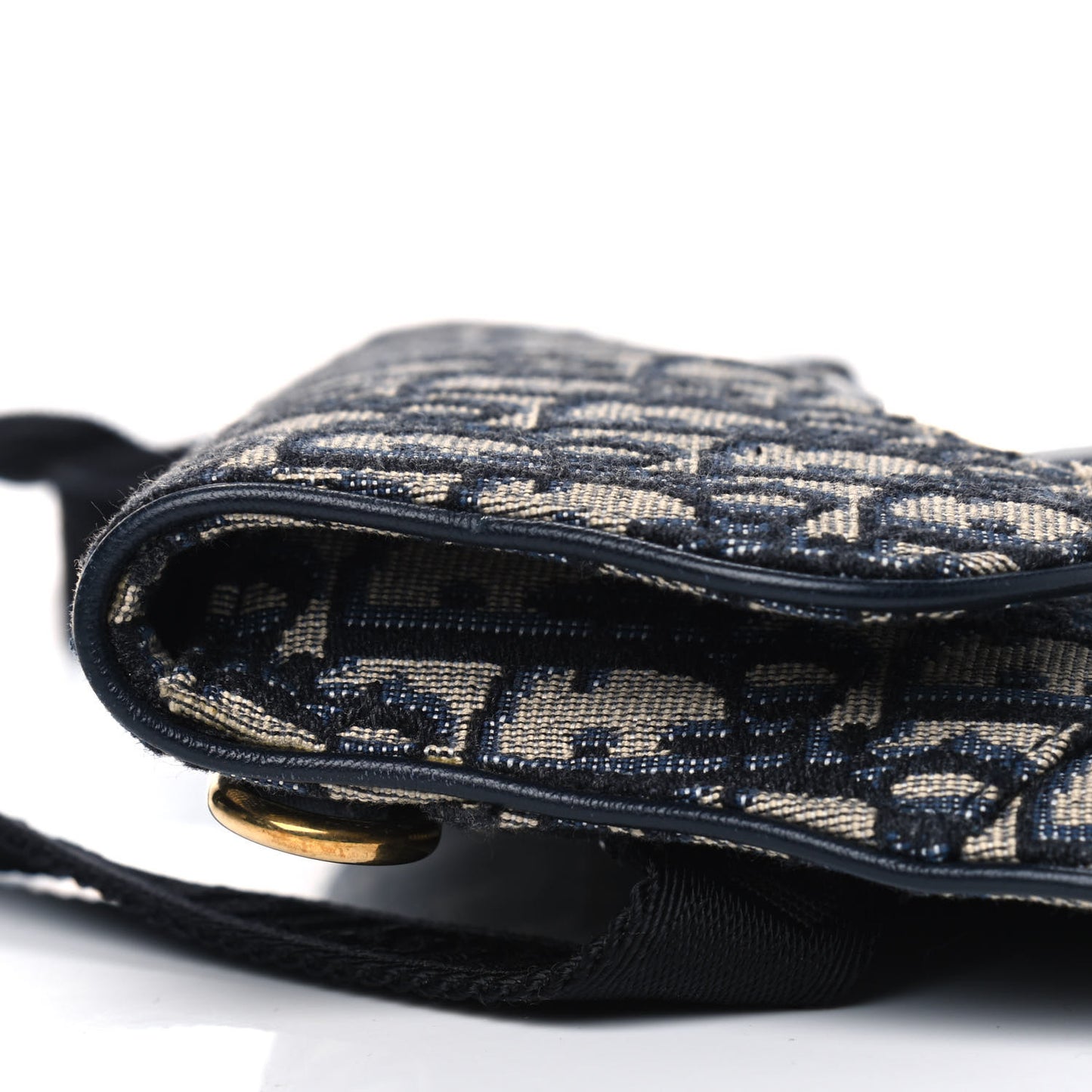 Oblique Saddle Belt Bag Blue