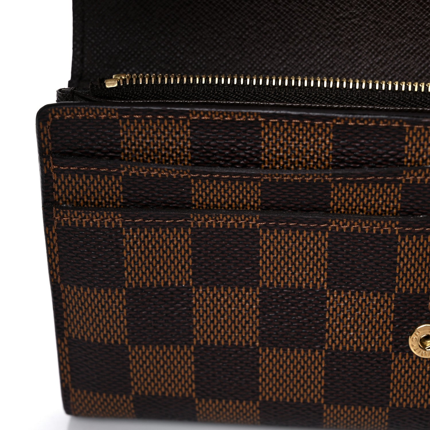 Louis Vuitton Damier Ebene Sarah Wallet NM 14 of 16