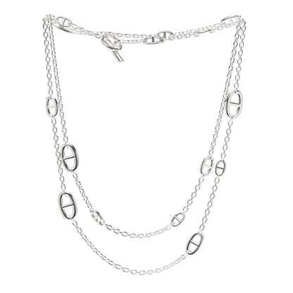 Hermes Sterling Silver Farandole Necklace 120 3 of 5