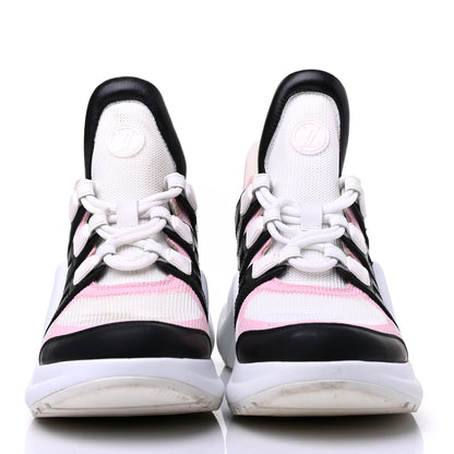 Louis Vuitton Calfskin Technical Nylon LV Archlight Sneaker 38.5 Rose Clair 2 of 14
