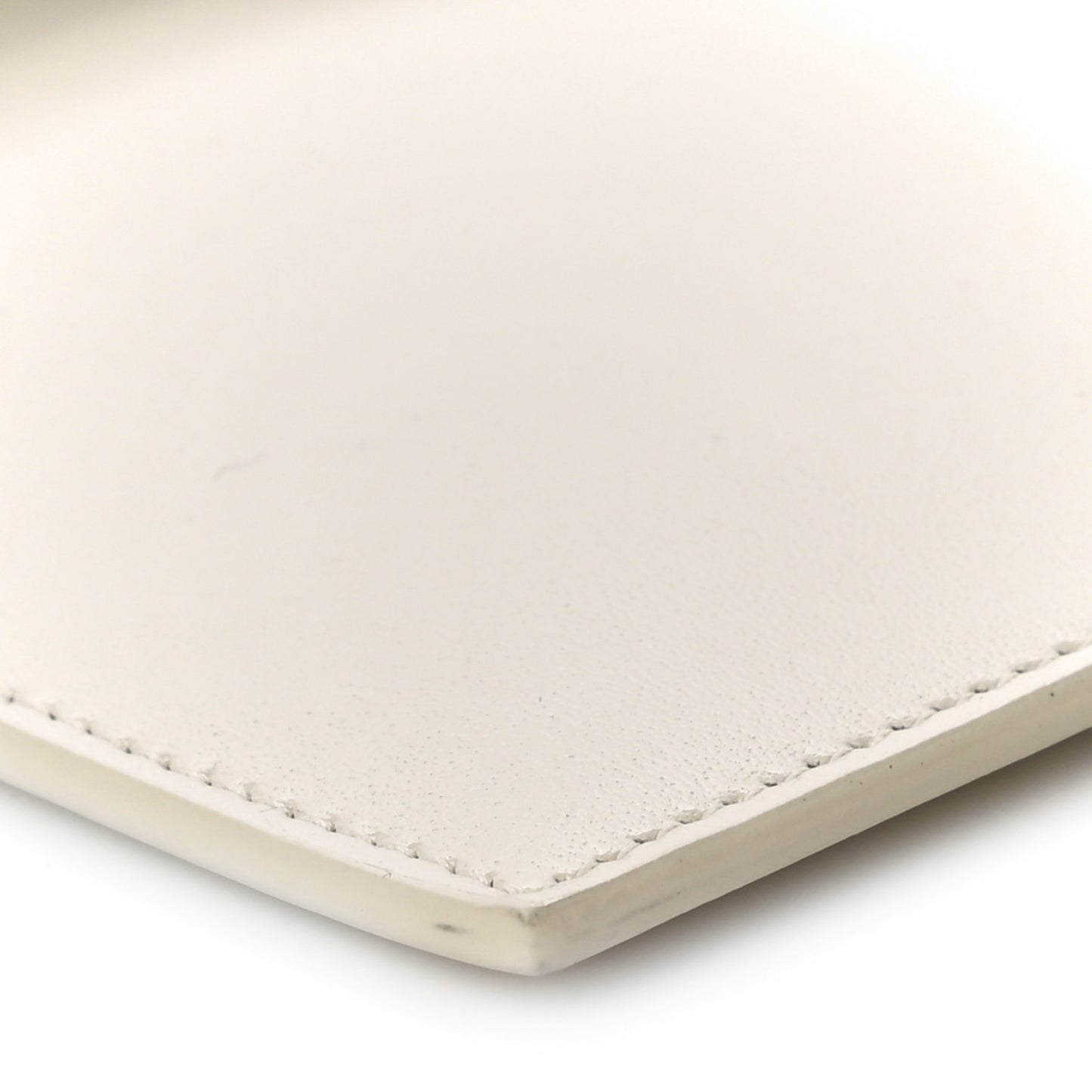 Smooth Shiny Calfskin Monogram Uptown Baby Pouch Crema Soft
