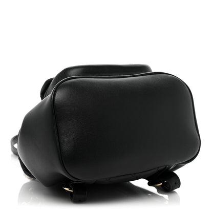 Chanel Lambskin Quilted Small Duma Drawstring Backpack Black 4 of 8
