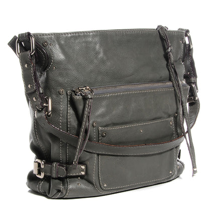 Chloe Leather Large Paddington Shoulder Bag Grey 3 of 11