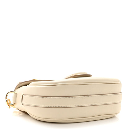 Marc Jacobs Calfskin Large The Covered J Marc Saddle Bag Cloud White 4 of 9