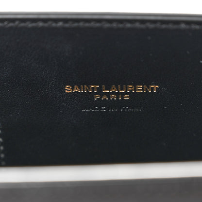 Saint Laurent Calfskin Crocodile Embossed Nano Sac De Jour Black 6 of 10