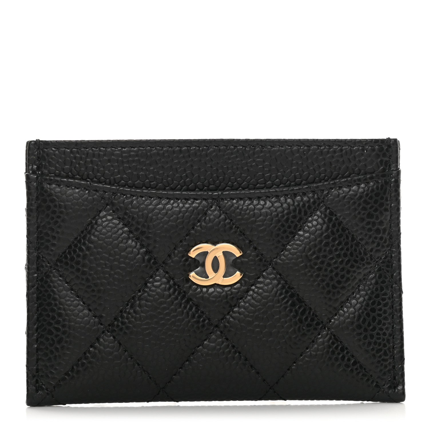 Chanel Caviar Quilted Card Holder Black 1 of 10