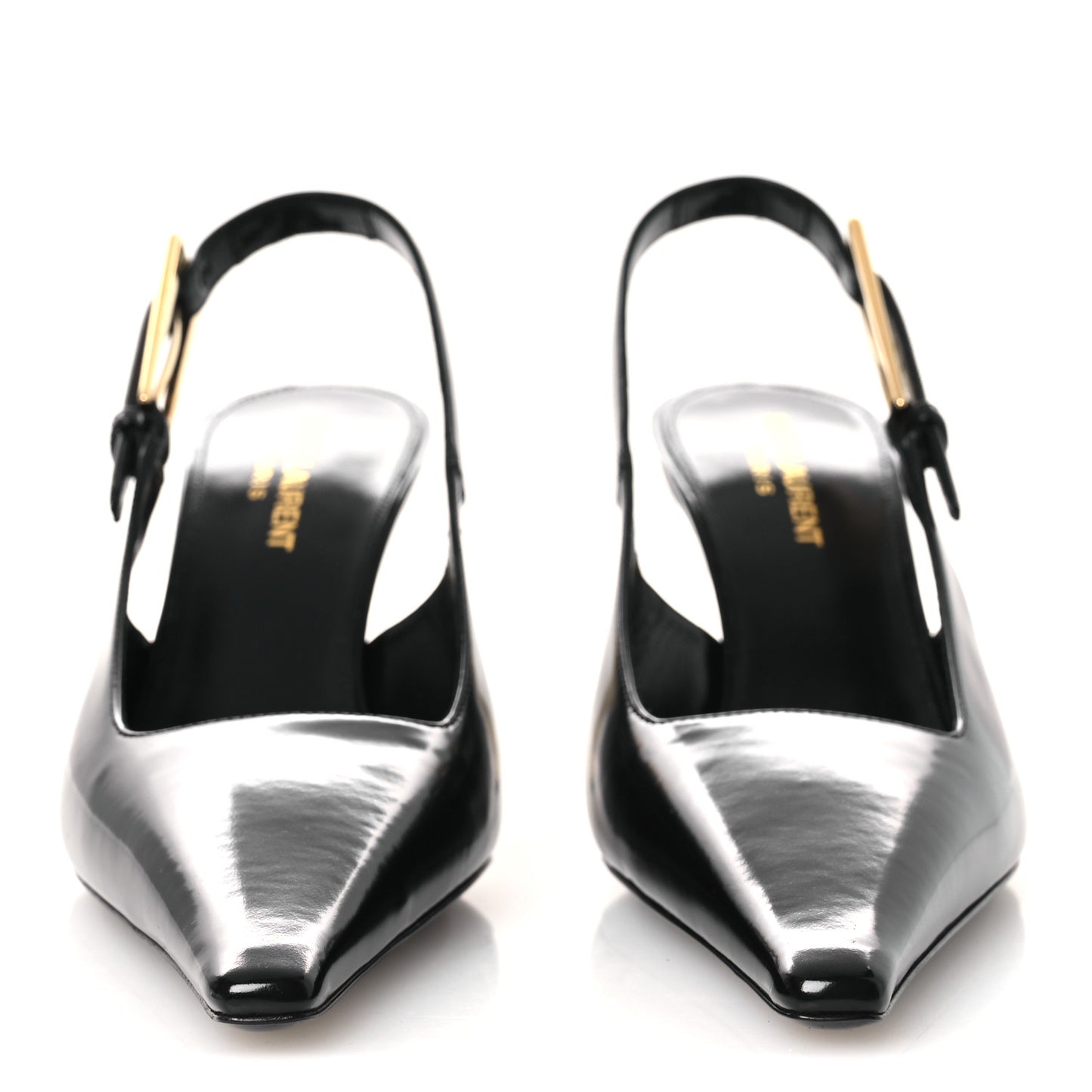 Vitello Marilyn Lee 75 Slingback Pumps 38.5 Black