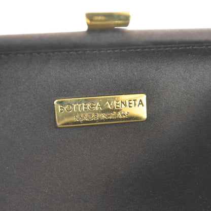 Bottega Veneta Silk Woven Intrecciato Tassel Clutch Brown 5 of 5