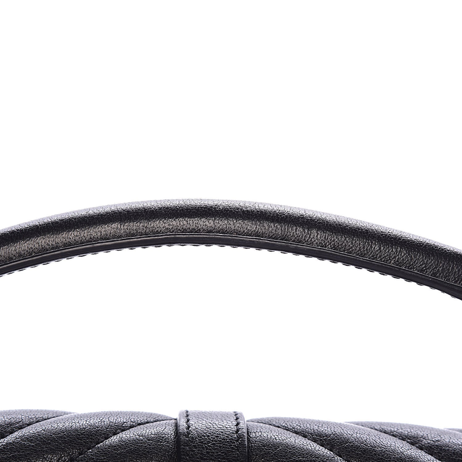 Saint Laurent Sheepskin Matelasse Chevron Monogram Medium College Bag Black 8 of 11