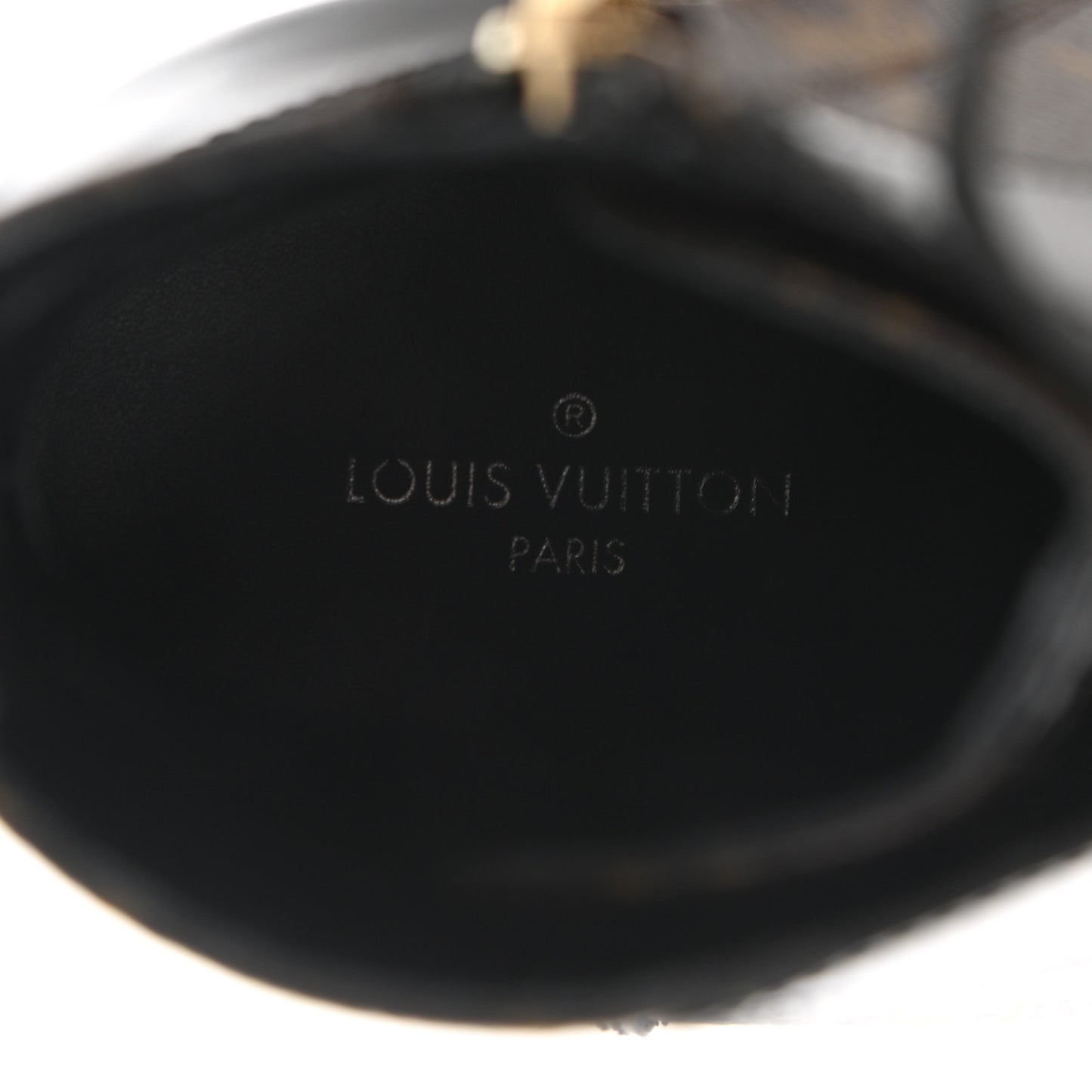 Patent Calfskin Monogram Star Trail Ankle Boots 41 Black