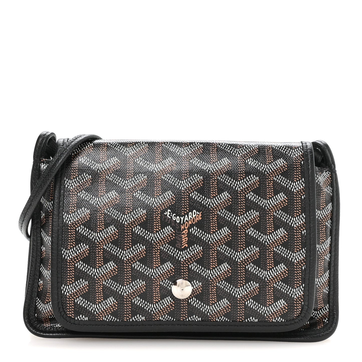 Goyardine Plumet Wallet Clutch Black