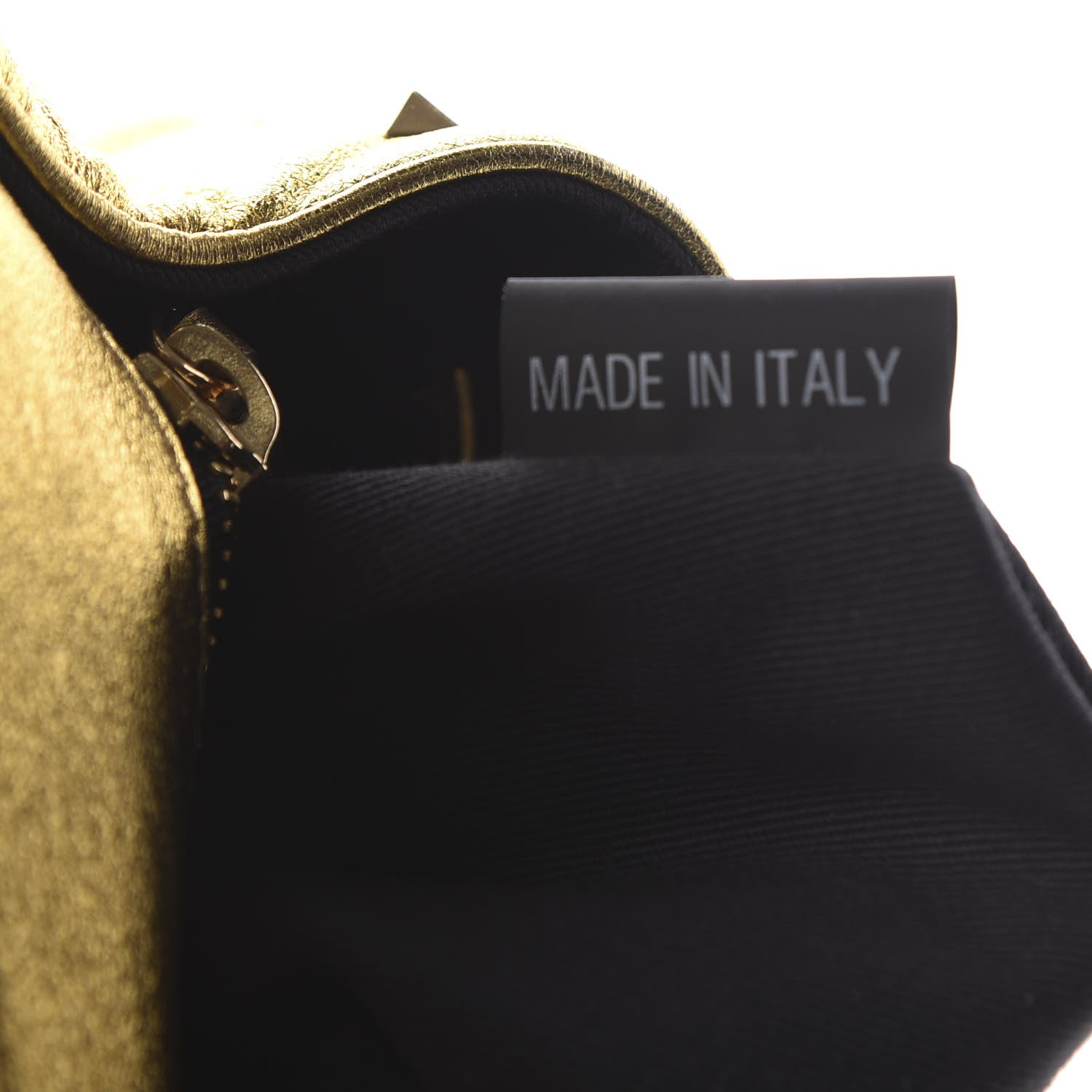 Valentino Garavani Metallic Nappa Candystud Top Handle Bag Gold 9 of 10