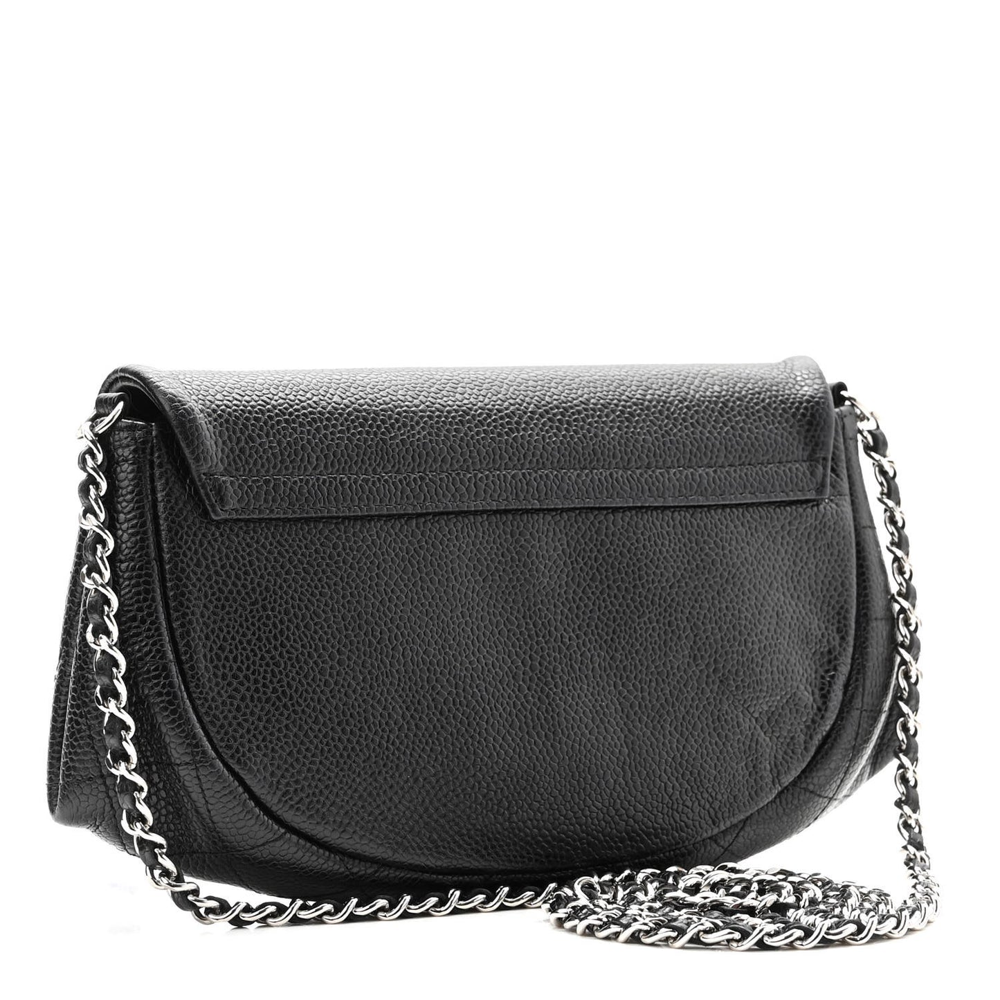 Caviar Half Moon Wallet On Chain WOC Black