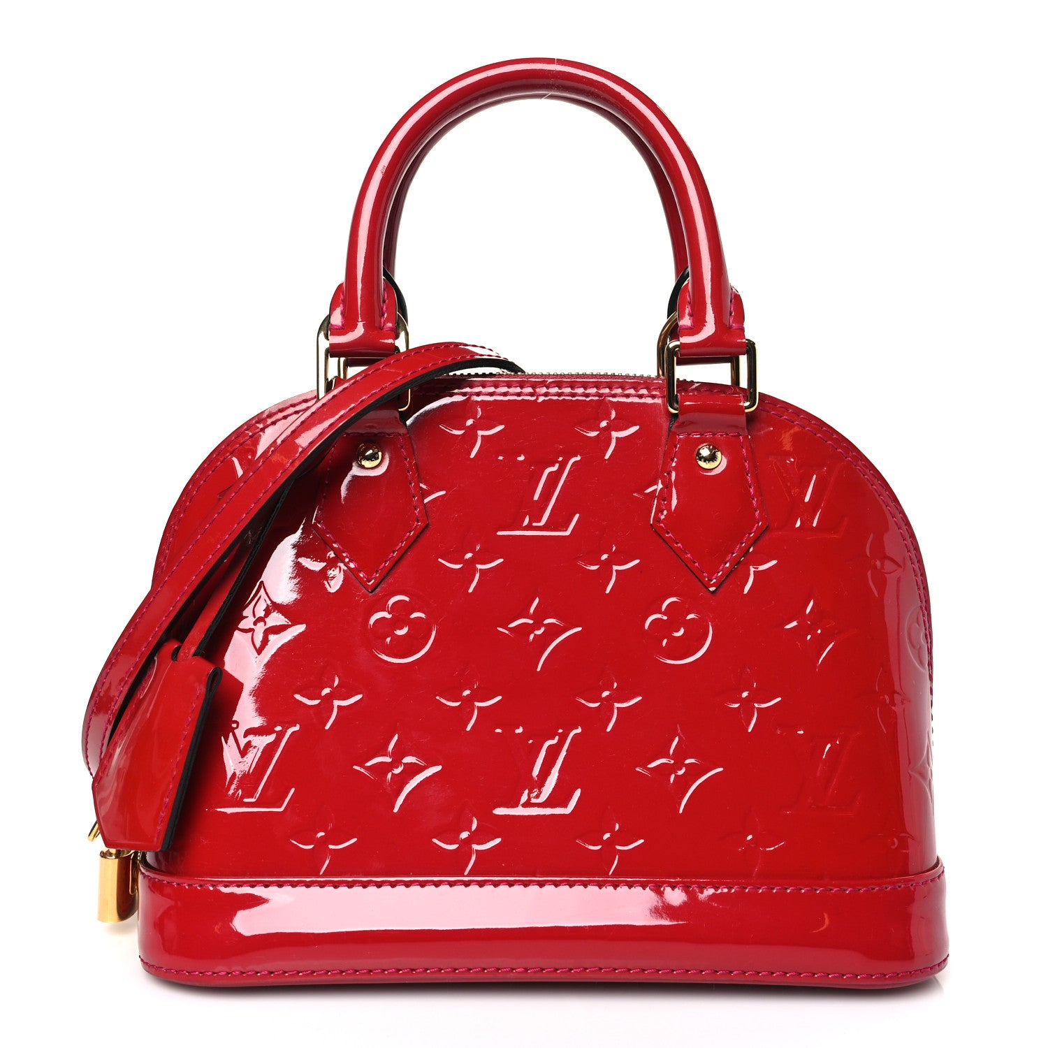 Louis Vuitton Vernis Alma BB Rose Indien 1 of 8