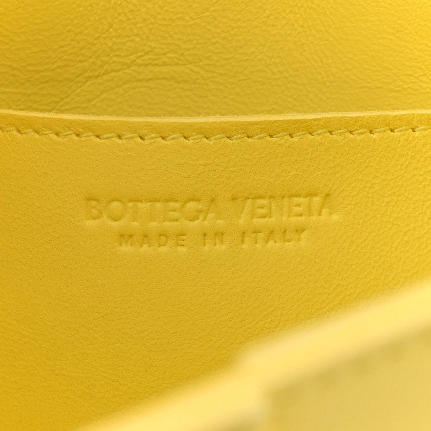 Bottega Veneta Lambskin Maxi Intrecciato Small Cassette Crossbody Bag Lemonade 6 of 10