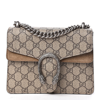 Gucci GG Supreme Monogram Mini Dionysus Shoulder Bag Taupe 1 of 11