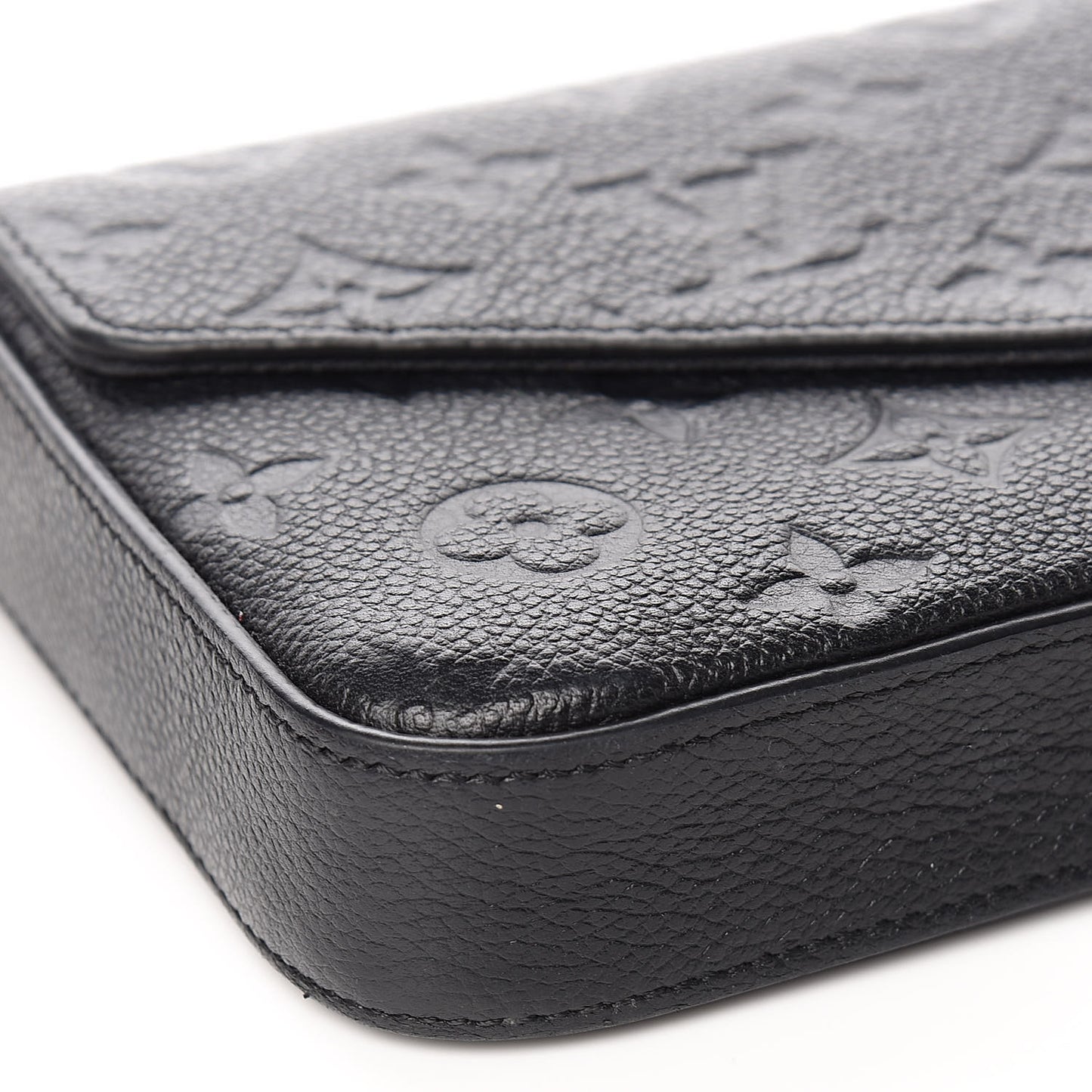 Empreinte Pochette Felicie Chain Wallet Black