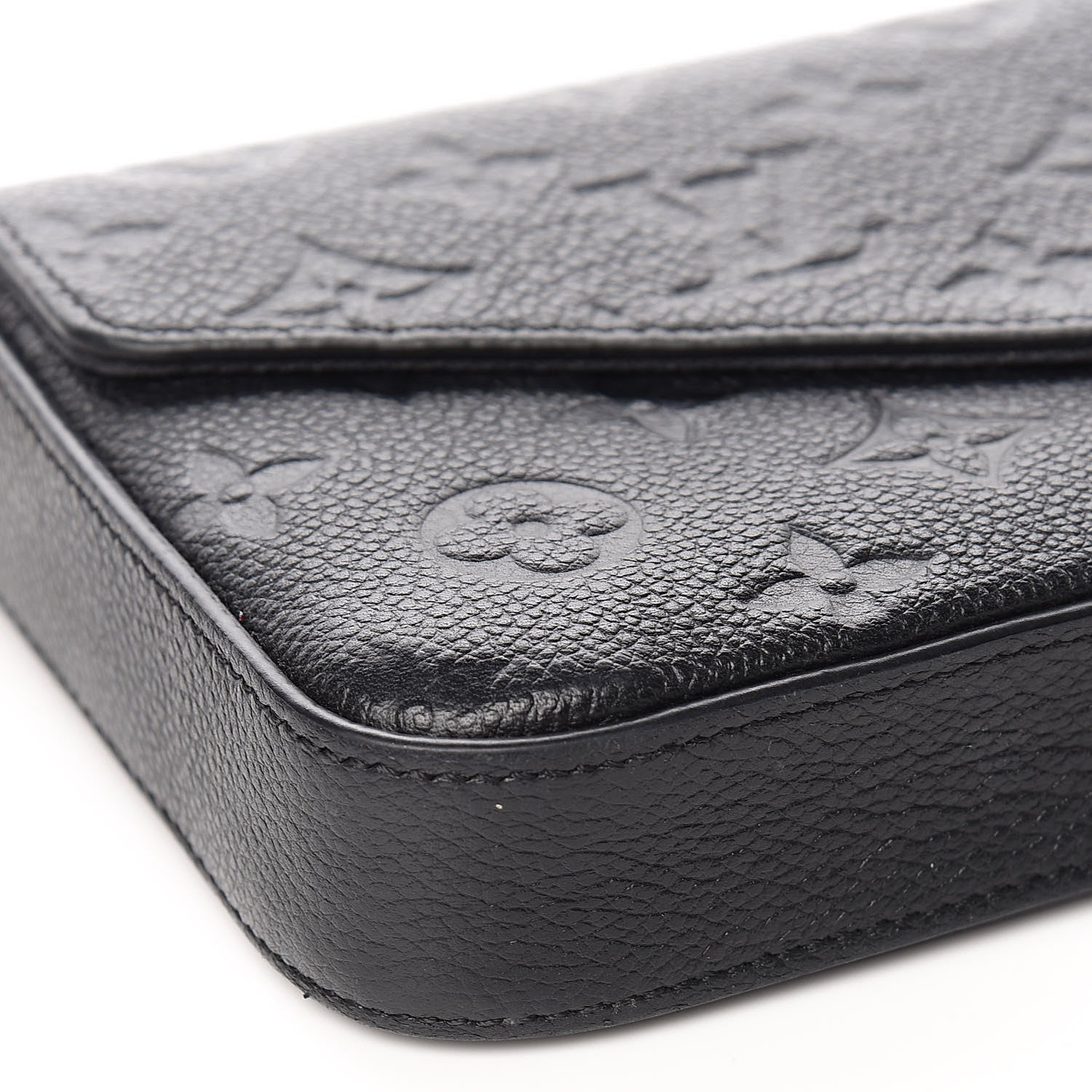 Louis Vuitton Empreinte Pochette Felicie Chain Wallet Black 10 of 14