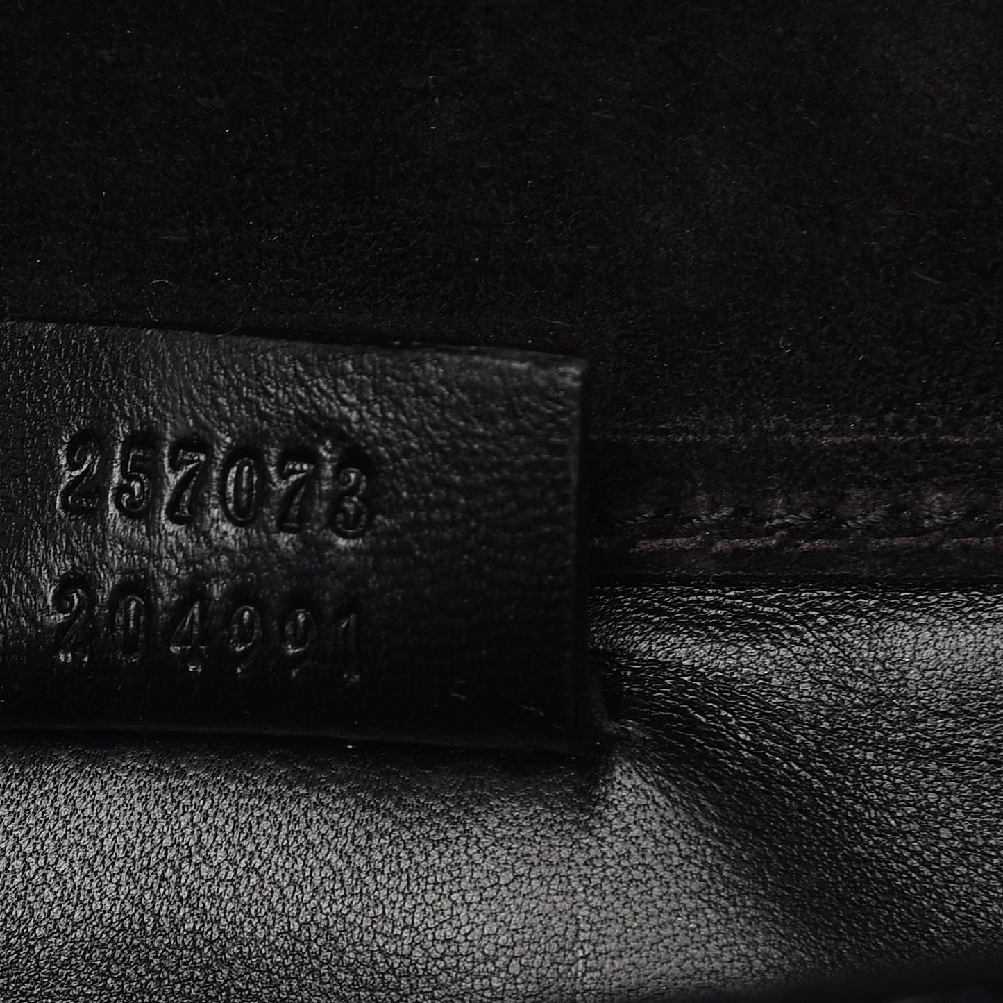 Patent Microguccissima Small Broadway Clutch Black
