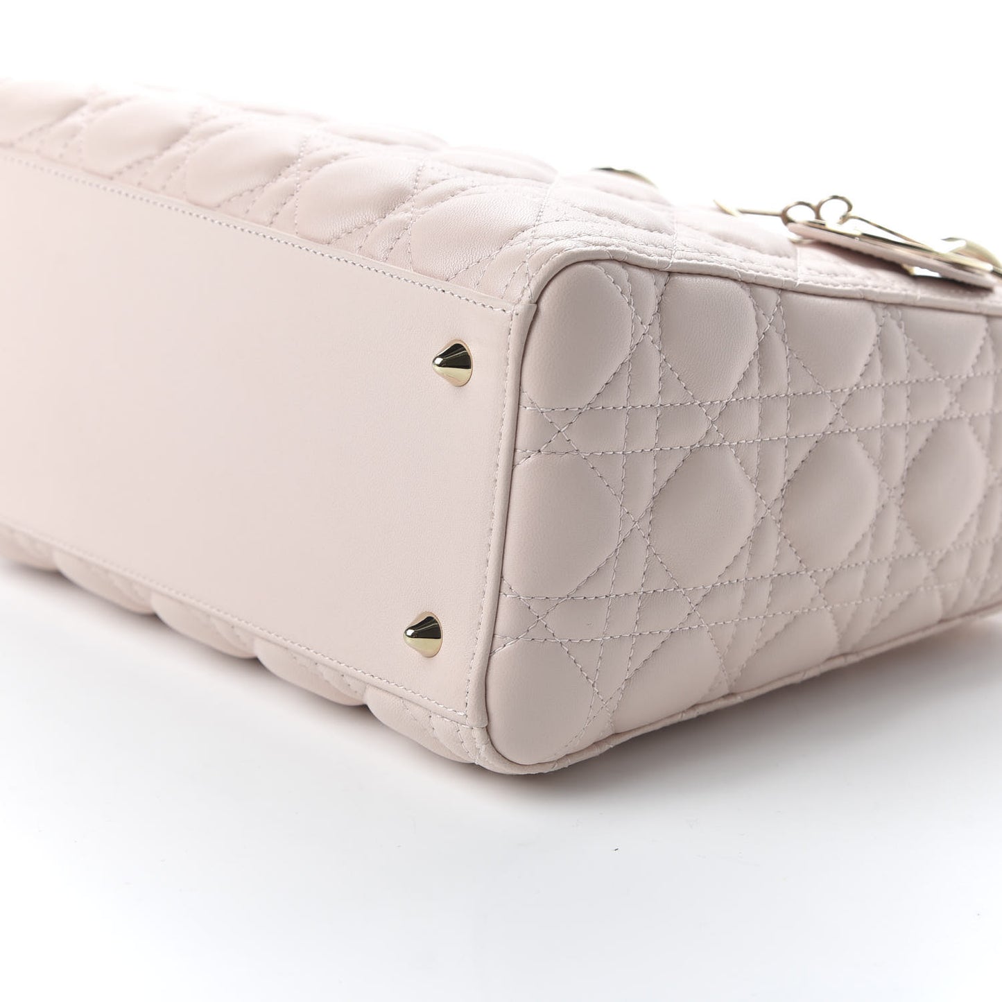 Lambskin Cannage Medium Lady Dior Light Pink