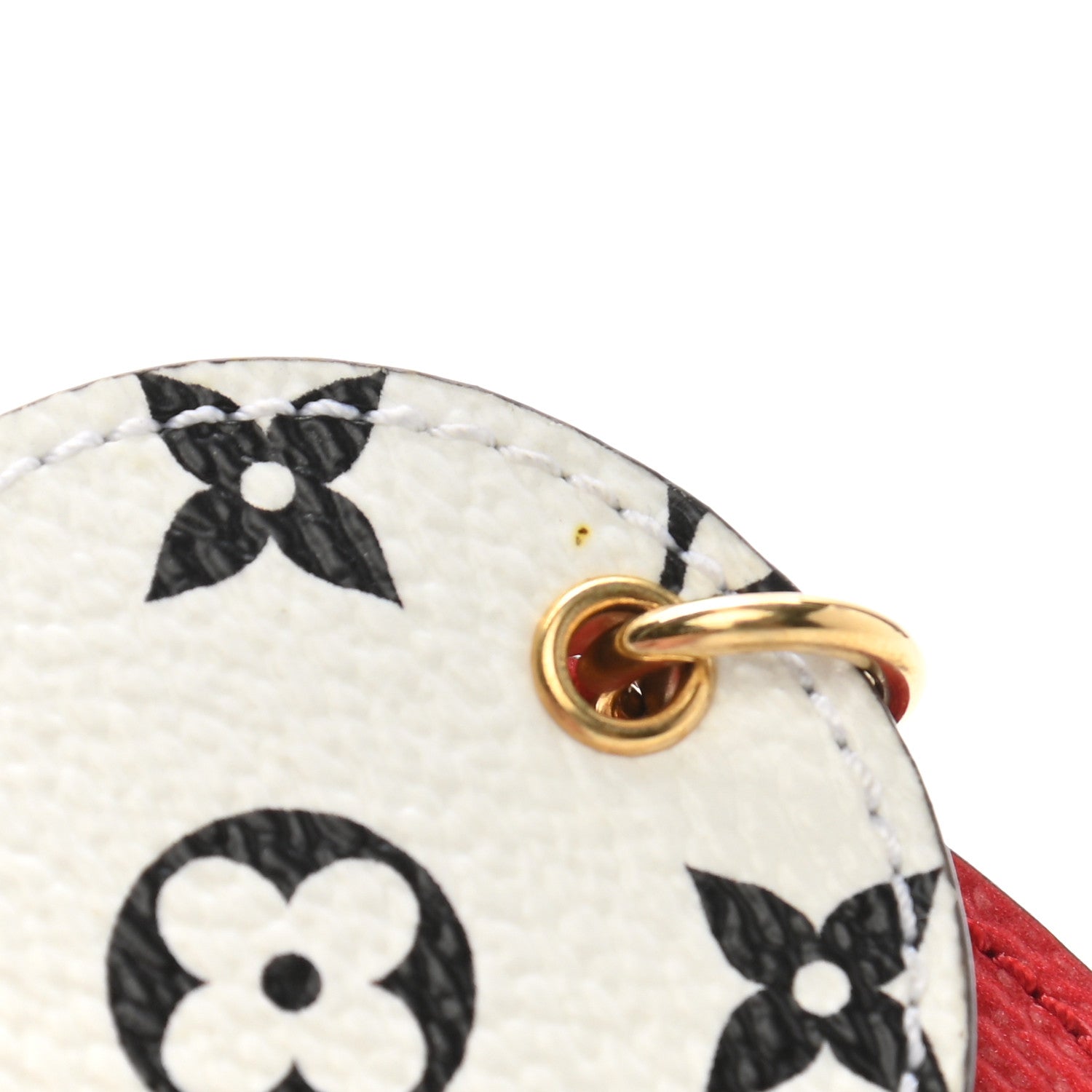 Louis Vuitton Monogram Giant Bag Charm Key Holder Rouge 5 of 5